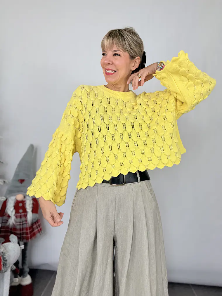 Mermaid Knit 0168 Lemon 1