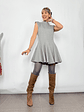 Aslei mini dress 59100 GREY   - thumbnail 1