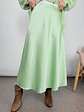 Satin  mint skirt 1611   - thumbnail 2