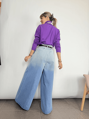  zip culotte  Jean  blue YE1spo53J