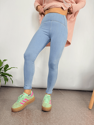 533  A Light BLUE  Push up legging