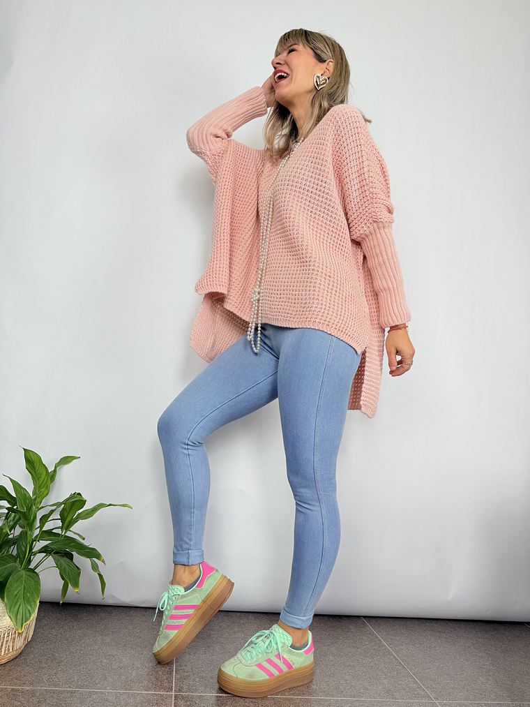 533  A Light BLUE  Push up legging 2