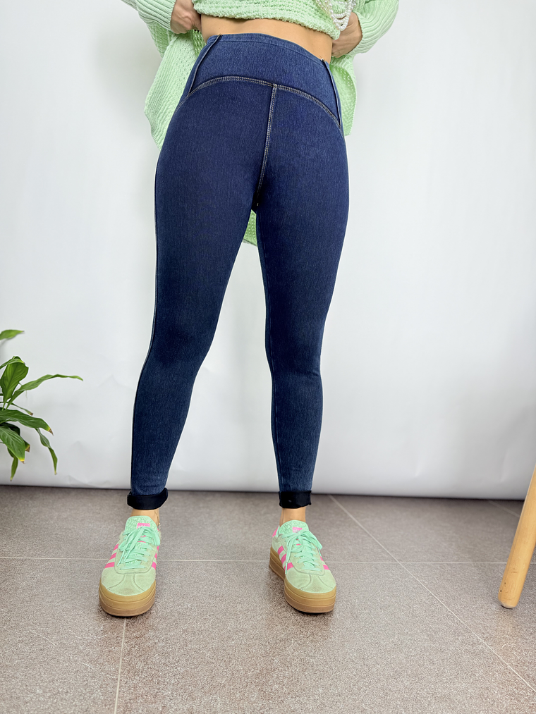 533  B DARK BLUE  Push up legging  3