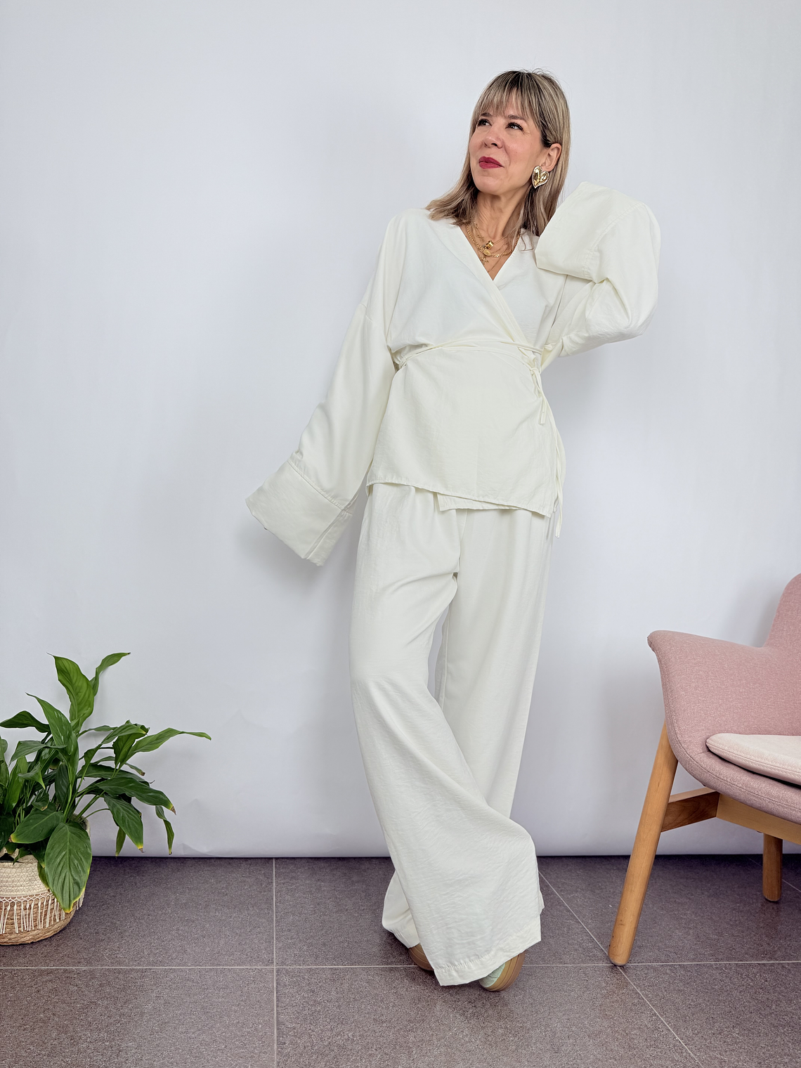  NANAMI P3582 Crouaze set  IVORY  1