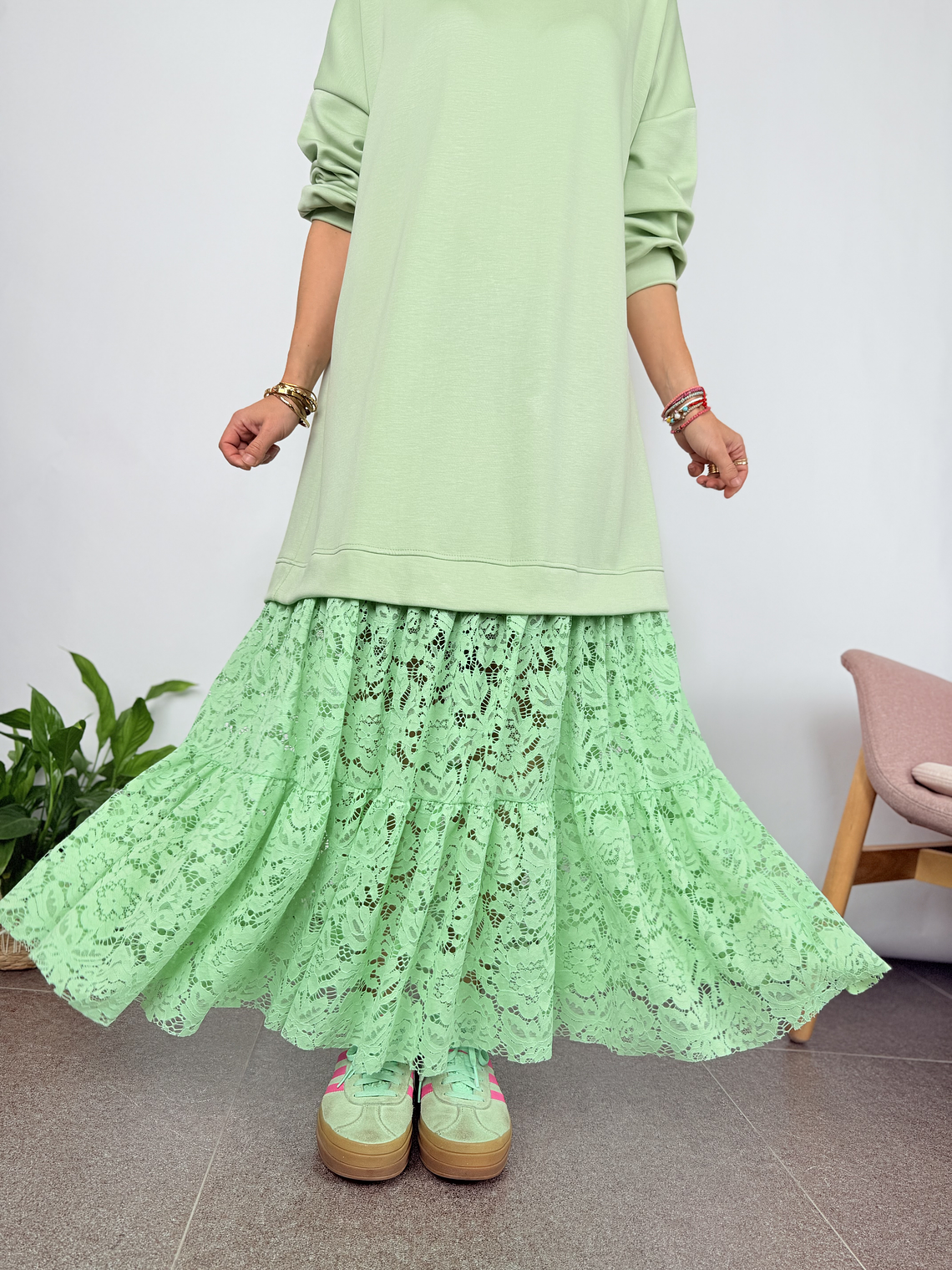 Ersillia dress 3157 GREEN  3