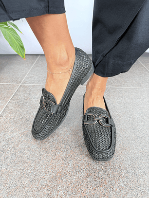 2230 BLACK Moccasins alisida
