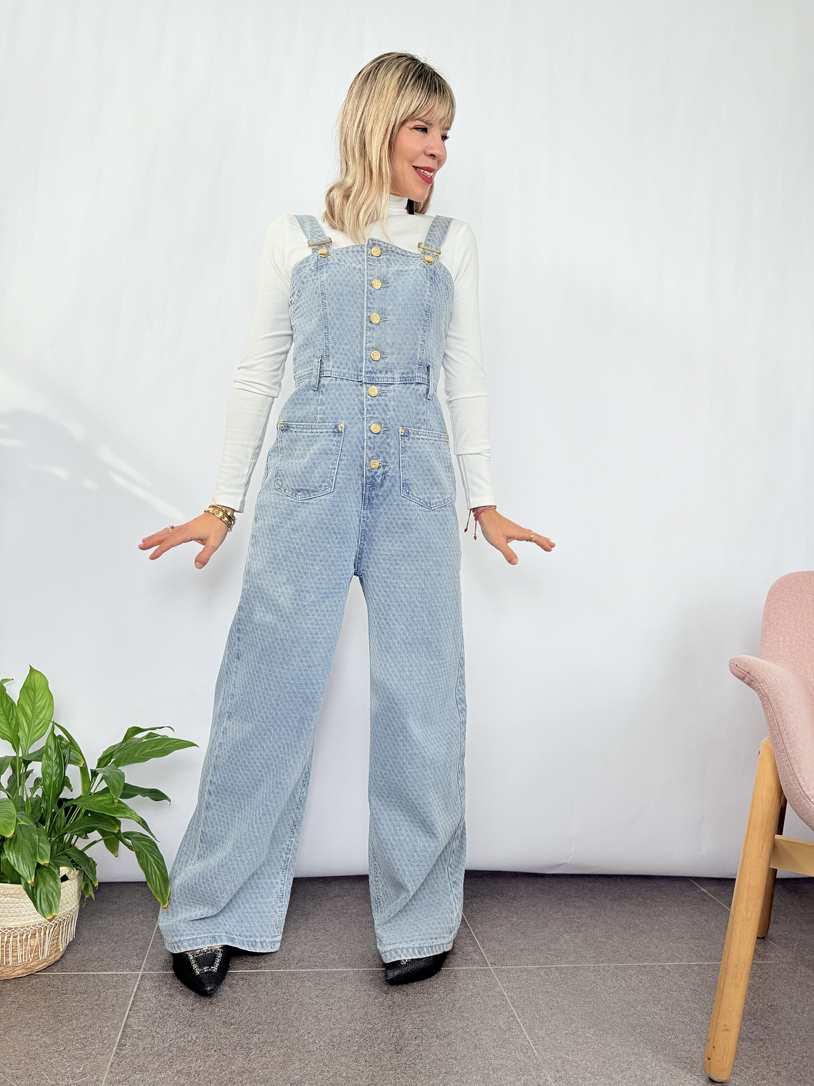 CB7509 jumpsuit Jean SALOPETA 2