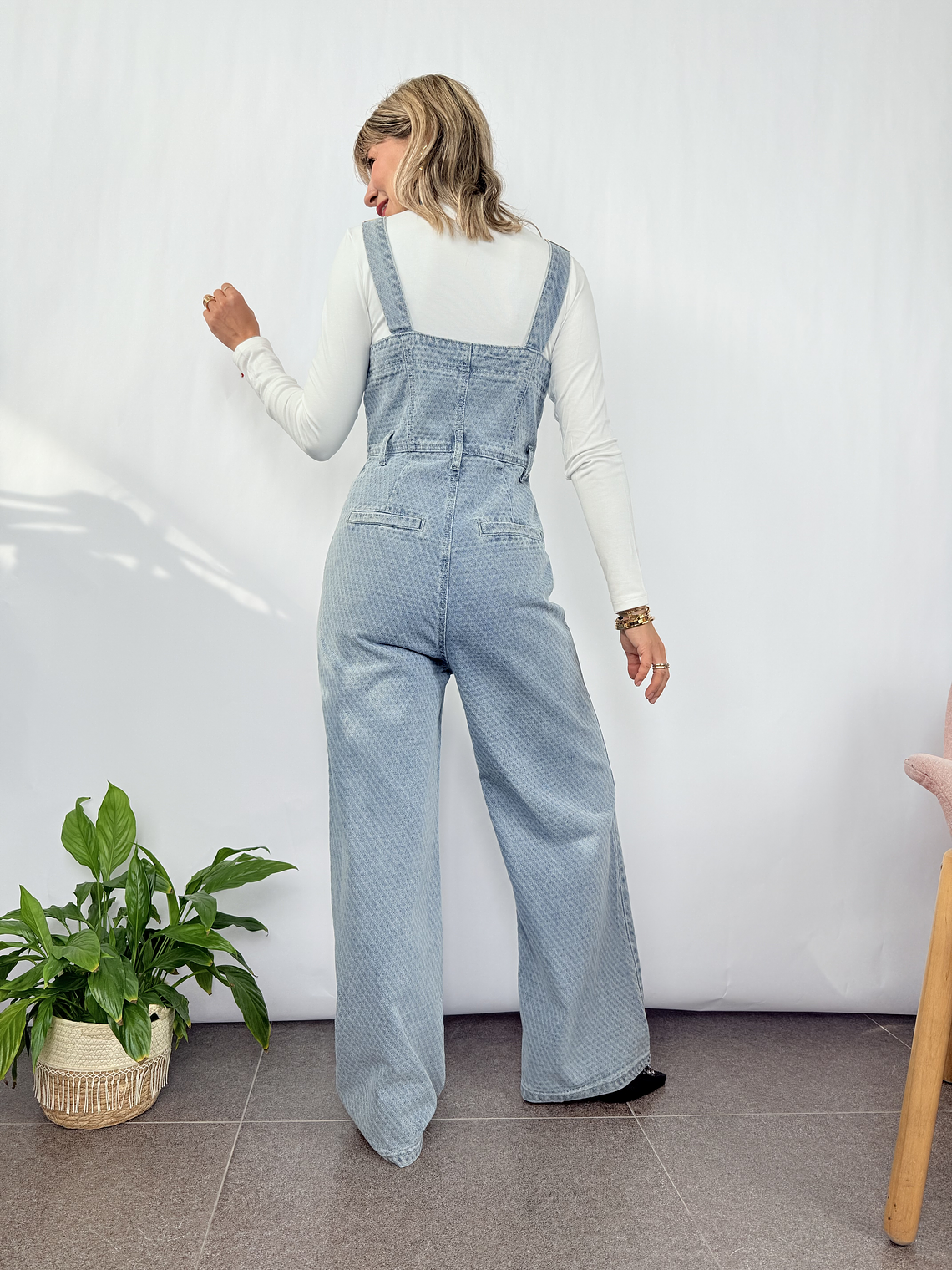CB7509 jumpsuit Jean SALOPETA 3