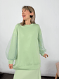 21191 Touli Blouse  GREEN  - thumbnail 2
