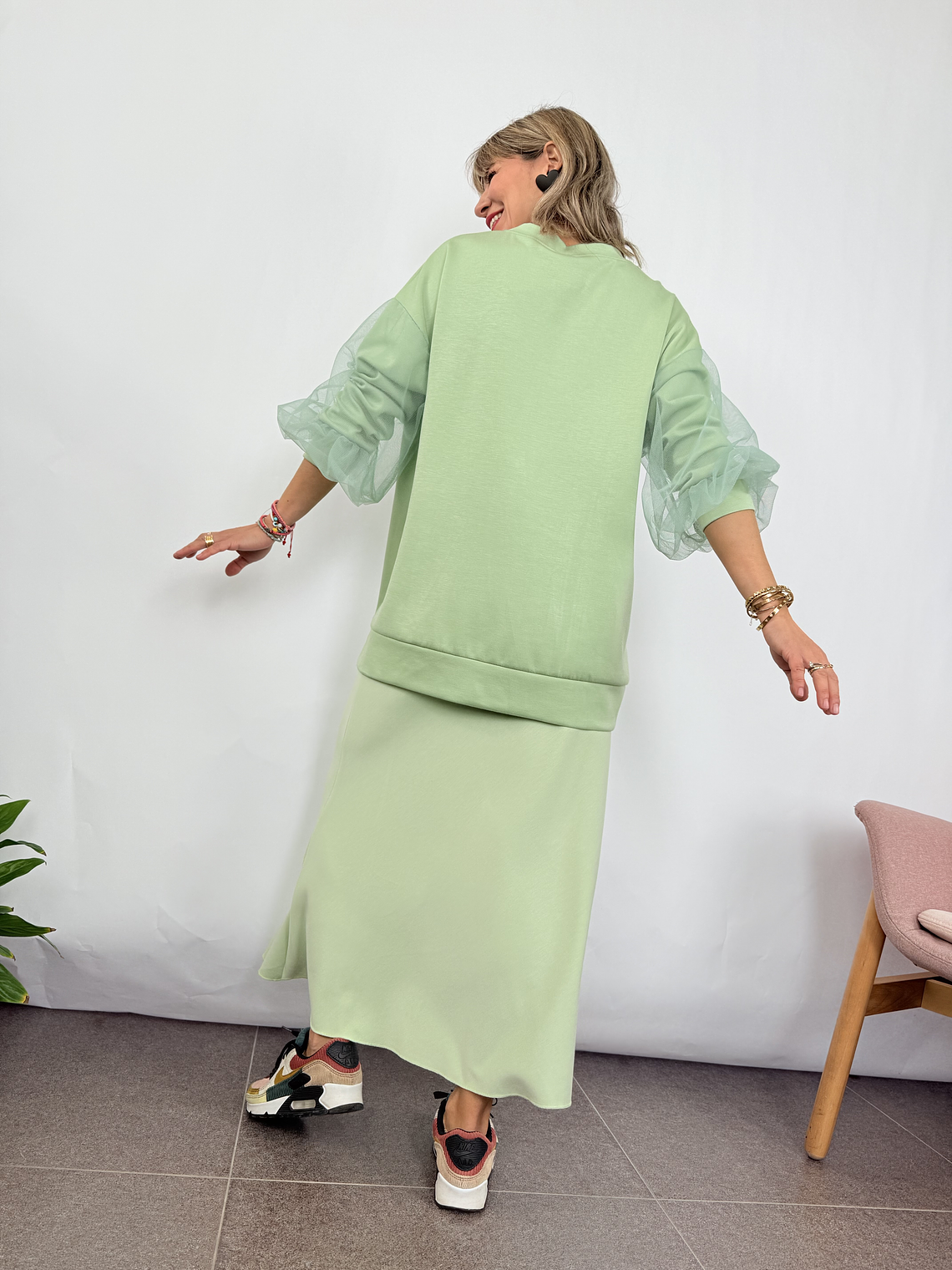 16695 Fouter Skirt PISTACHIO  2
