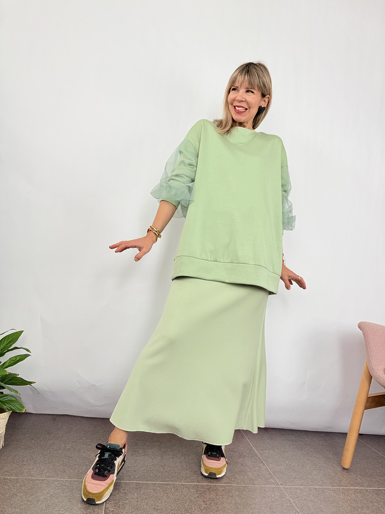 16695 Fouter Skirt PISTACHIO  3