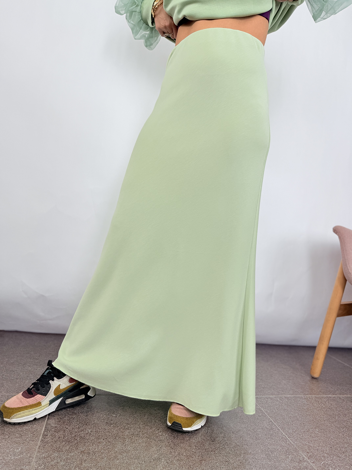 16695 Fouter Skirt PISTACHIO  4