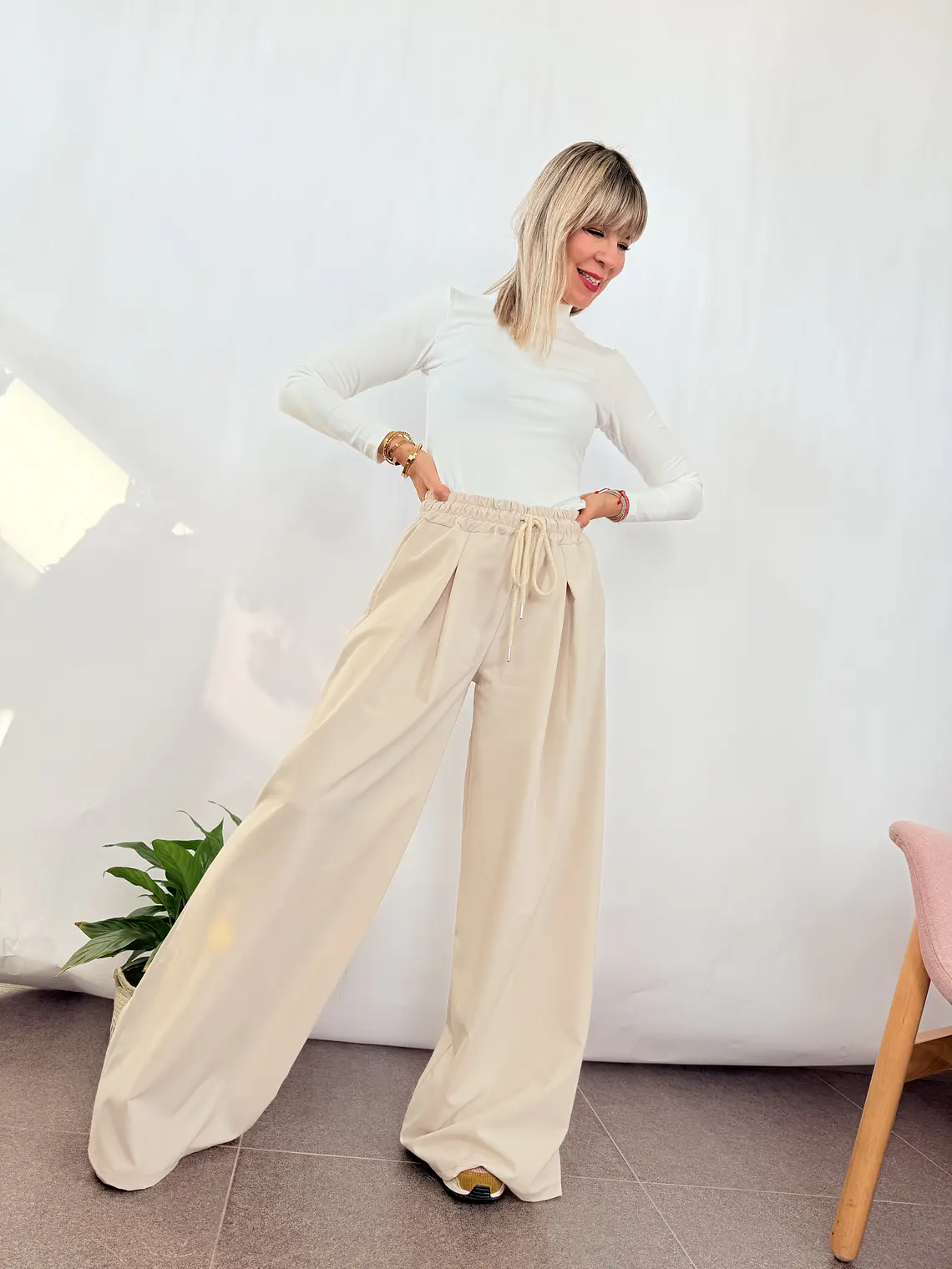 Pants 3687 BEIGE 3