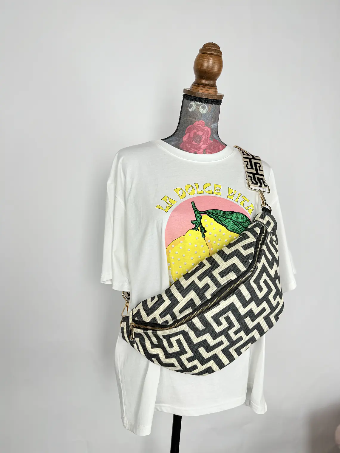 Belt bag GREY/WHITE JA523 2