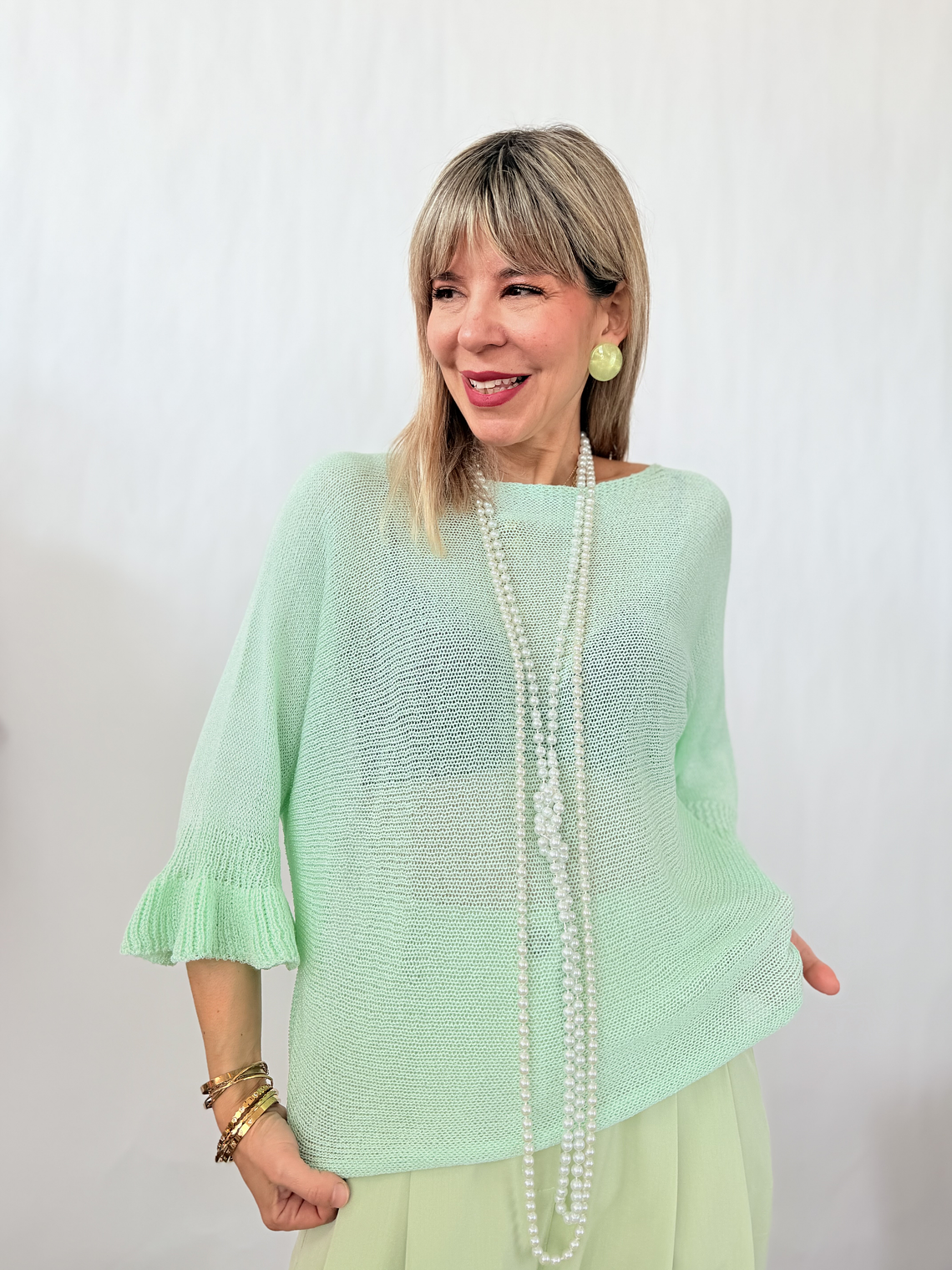 Rosa sweater  PISTACHIO 1