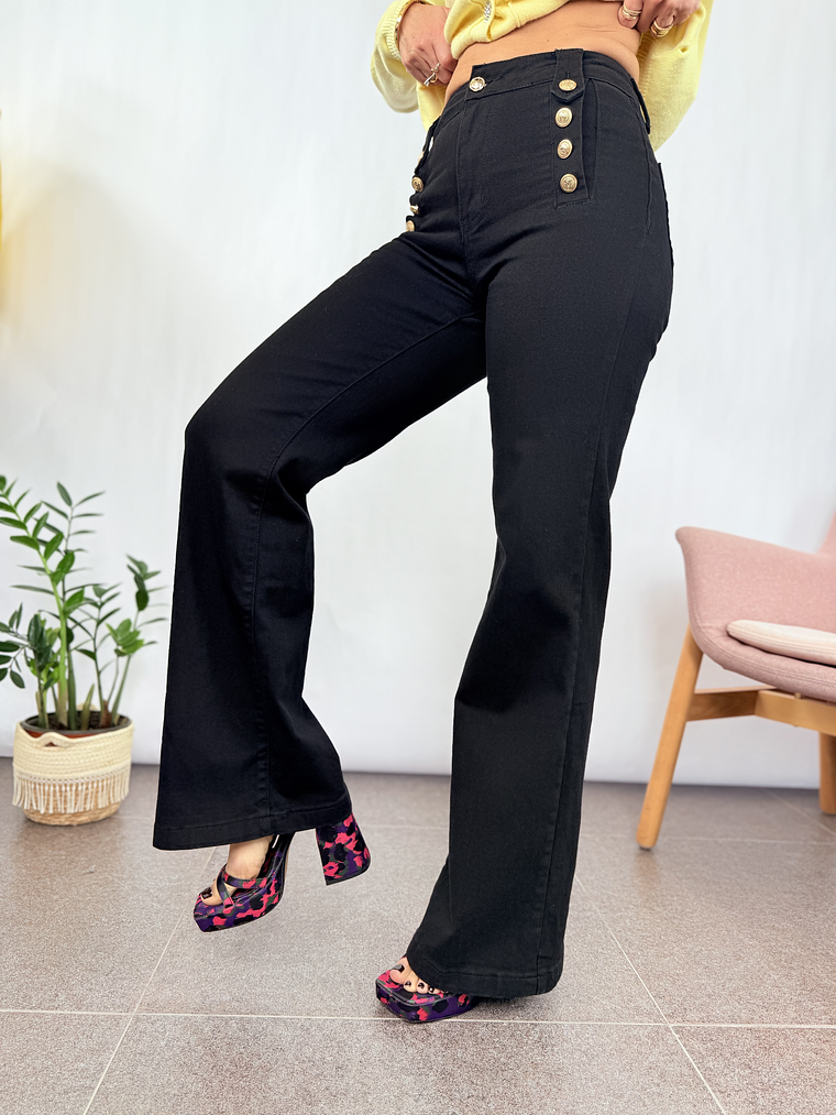 Mi296-B Jean  BLACK 2