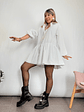 Ref 11393  Mina Shirt dress White - thumbnail 1