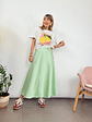 Satin  mint skirt 1611   - thumbnail 1
