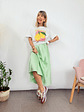 Satin  mint skirt 1611   - thumbnail 4