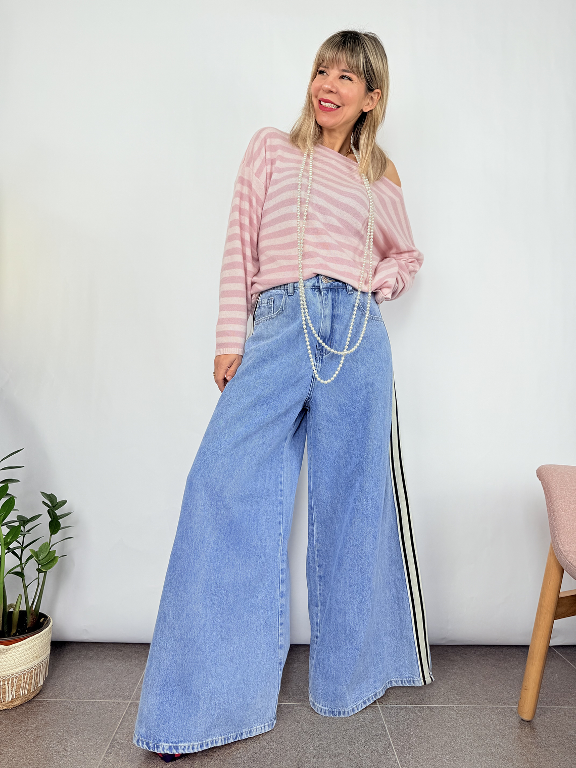 BAGGY jean F31878 BLUE 1