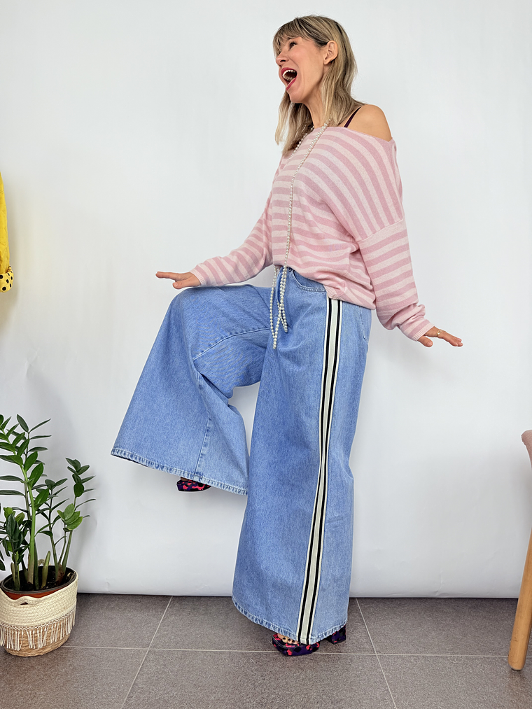 BAGGY jean F31878 BLUE 3