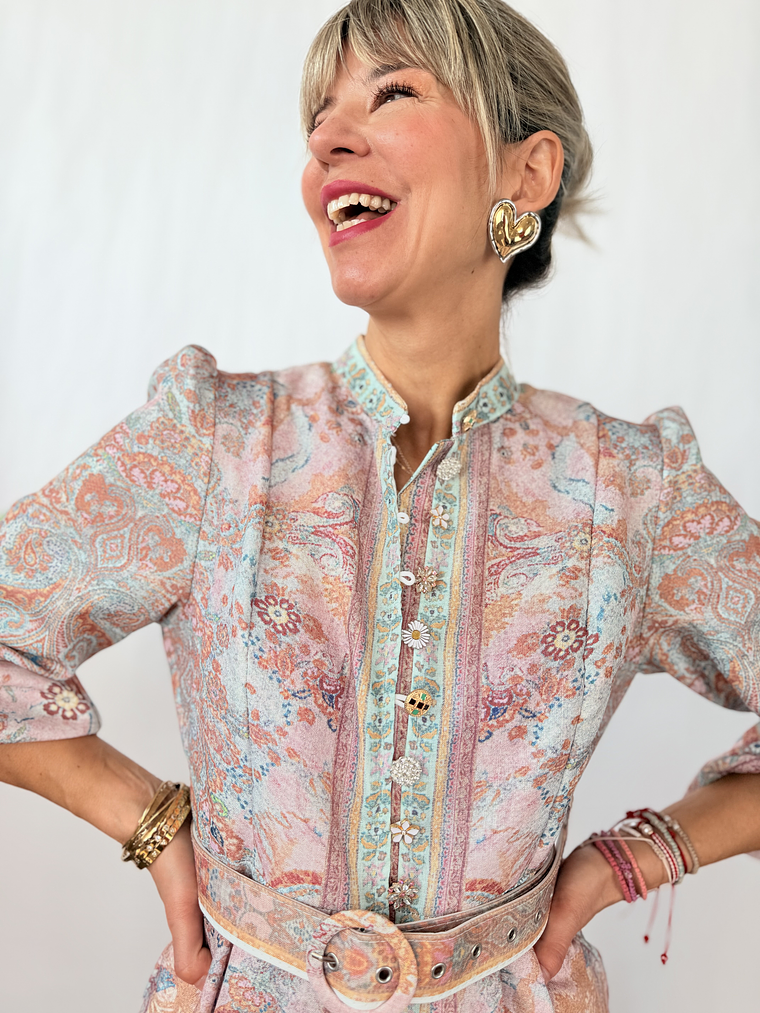 Charlotte W32935 Pink Brown  4