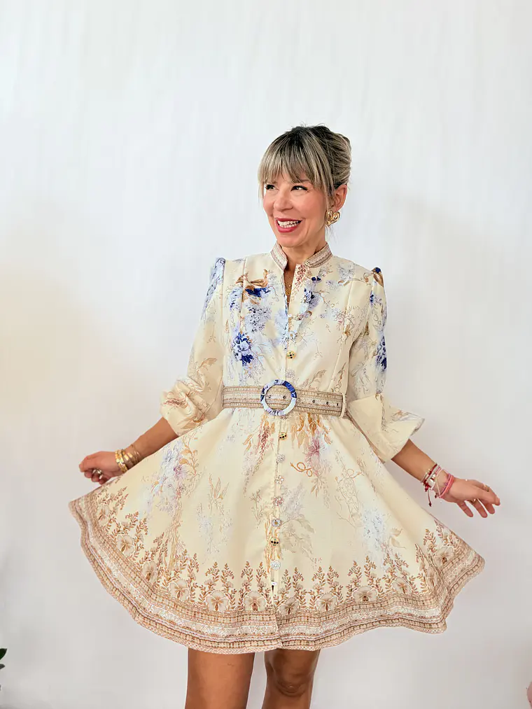 Eloise W34503 Beige Blue  5