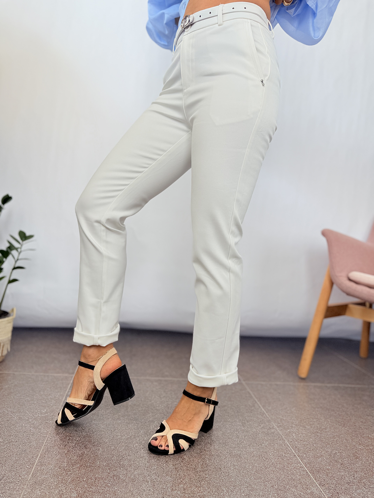 Zigarette Trousers 0230 WHITE  2