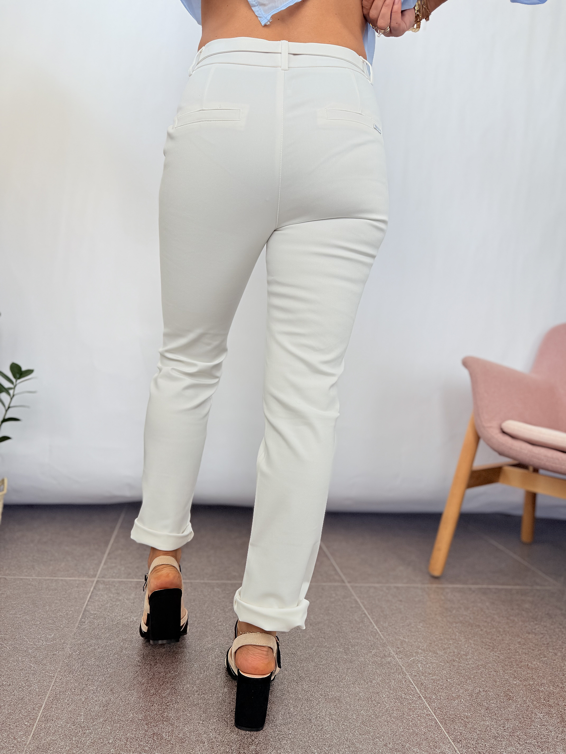 Zigarette Trousers 0230 WHITE  3