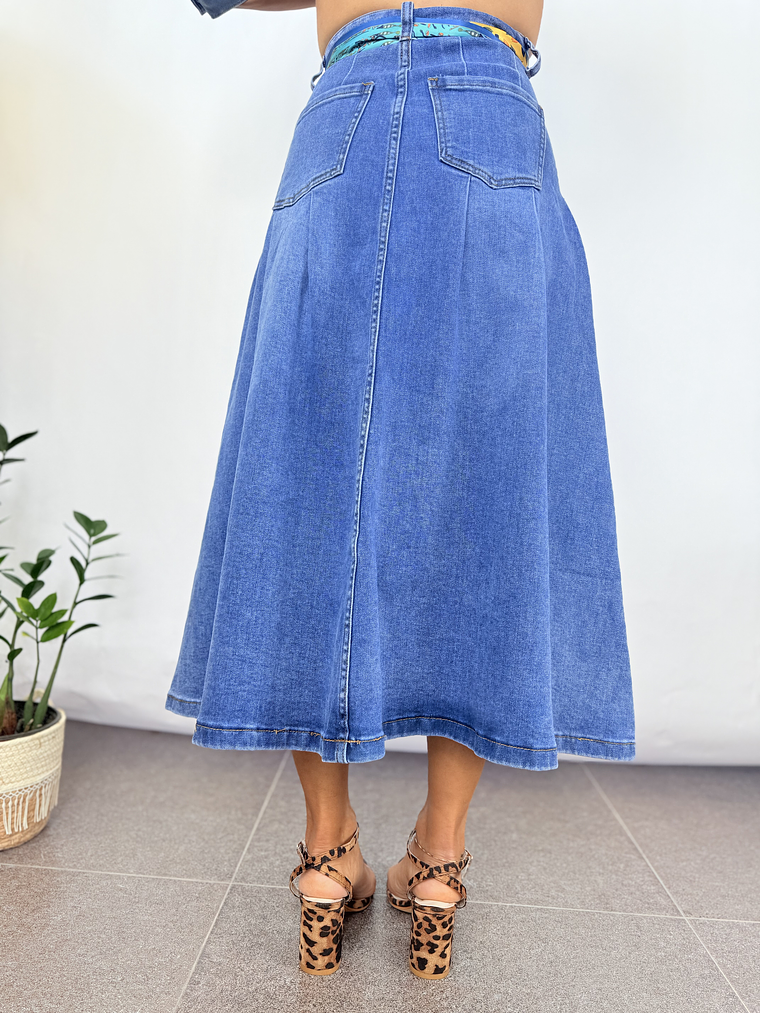 jean skirt F31579 4