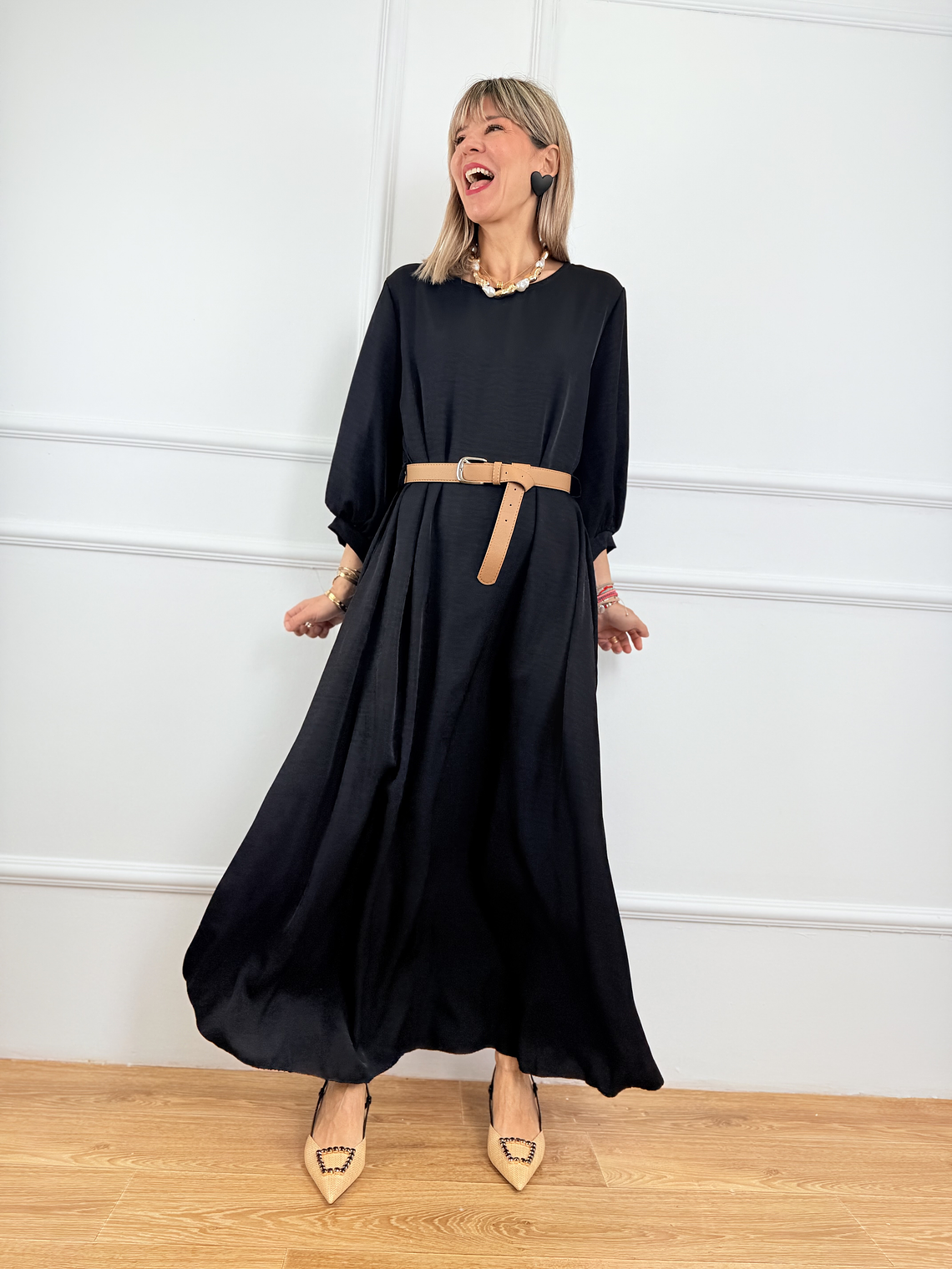 Tabitha dress 3707 BLACK 1