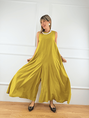 17169 Jumpsuit MOUSTARD