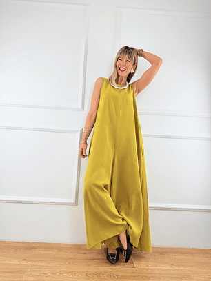 17169 Jumpsuit MOUSTARD