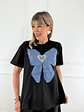 T shirt BOW Black - thumbnail 1