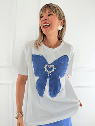 T shirt BOW  WHITE