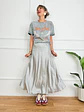 Satin GREY  skirt 1611  - thumbnail 3