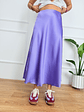 Satin PURPLE skirt 1611  - thumbnail 5