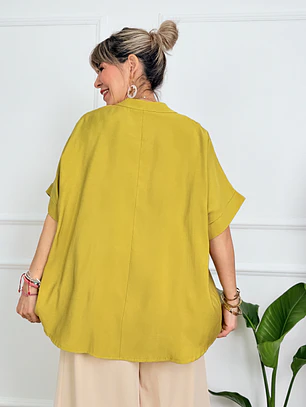 10990 Miraia Mustard Blouse  