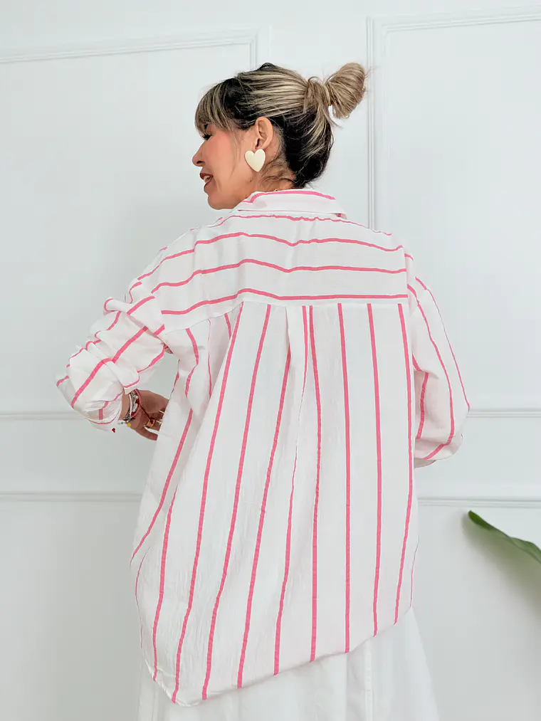 Stripes Pink Shirt  2