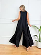 Peonies Jumpsuit 8186 Black - thumbnail 2
