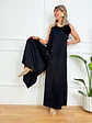 Peonies Jumpsuit 8186 Black - thumbnail 3