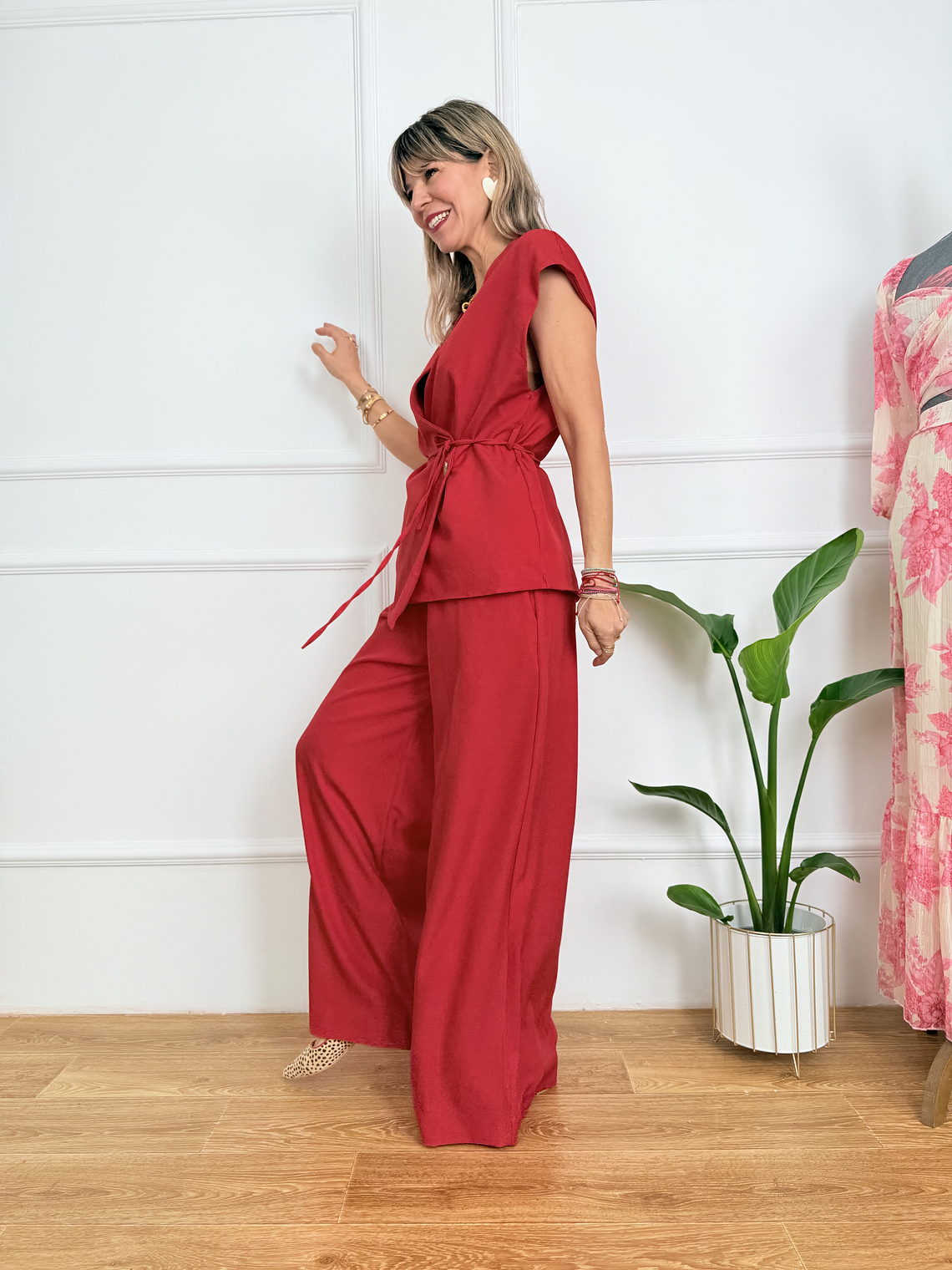 Fonsa Suit 3618 Red 2