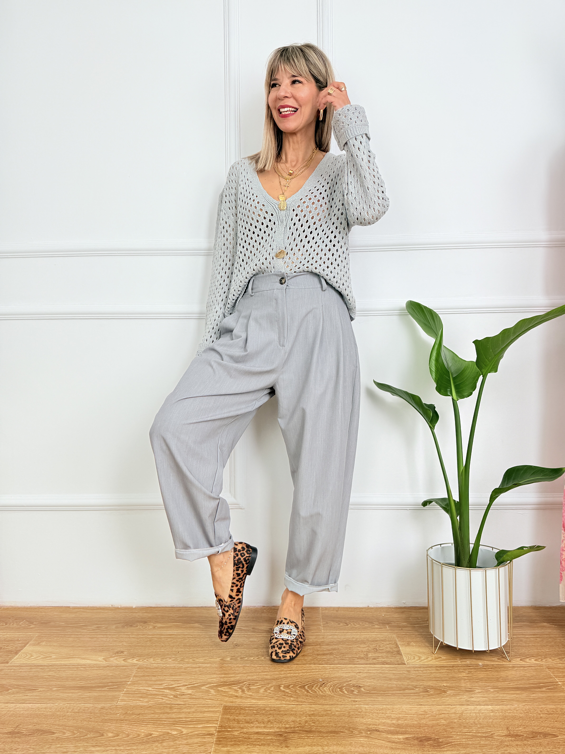 Cardigan  Grey 0304   4