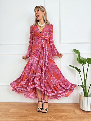 Nisreen Dress PV2508B Orange 