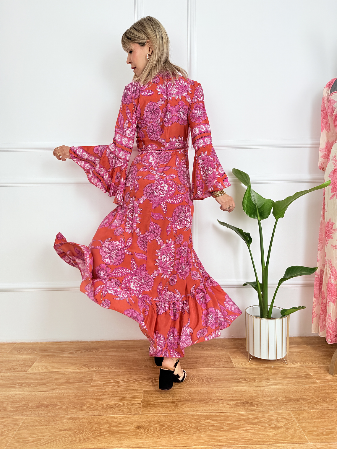 Nisreen Dress PV2508B Orange  5