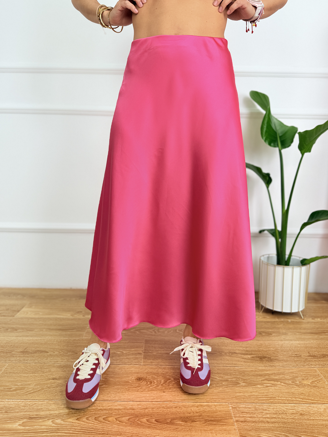 Satin Barbie Pink skirt 1611      4