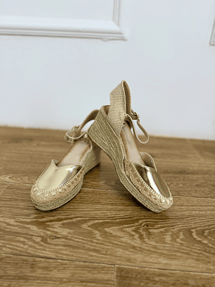 PA 25-35 GOLD ESPADRILLIES