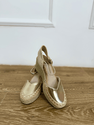 PA 25-35 GOLD ESPADRILLIES