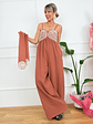 Rachel jumpsuit  10525 coffee - thumbnail 1