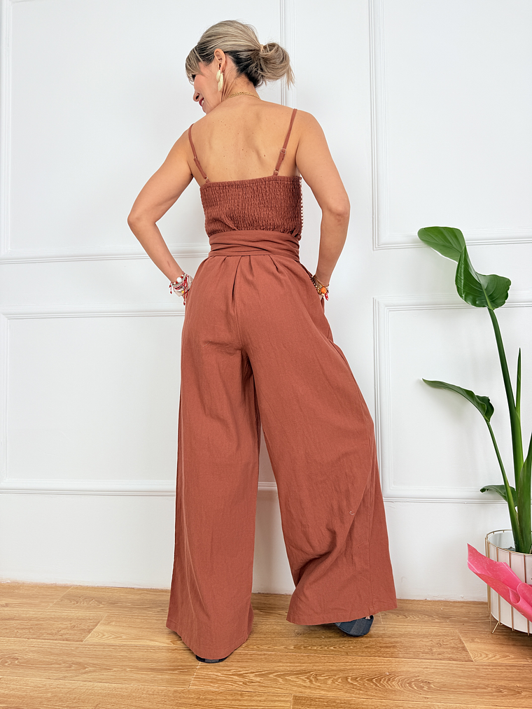 Rachel jumpsuit  10525 coffee 4